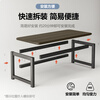Yaoying computer desk desktop desk home writing study desk office e-sports table long table workbench HXZ15 gray wood grain 80*60*72cm reinforced version