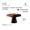 Zhige egg-beating table solid wood fully automatic professional egg-beating table high-end medieval style electric card table multi-functional square table Muyue | egg-beating table