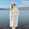 Flying in the snow, large quilt down jacket, new long classic silhouette windbreaker type, hooded down jacket, thickened silhouette, Ji Qianbai|8353 S/160/84A