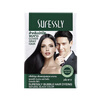 Sparkling bubble hair dye hair dye imported from Thailand to cover gray hair, dark brown 30ml*5 bags, on clearance