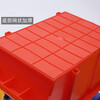 Heqi thickened oblique parts box hardware tool screw storage box plastic component material box combined parts box C2H# blue thickened 520*350*190mm