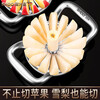 Shandahuang (SHDO) German apple cutter 304 stainless steel apple corer household quick fruit splitter apple cutter Hamburg 304 apple splitter can cut 16 pieces, width 14cm