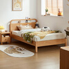 Lin's home children's bed single bed 1.05m small bed for boys and girls small apartment KN4A