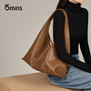 15MINS bag for women 2025 new style soft leather light luxury large capacity shoulder tote bag brand high-end fashion women's bag
