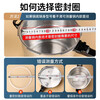 Tamshi aluminum alloy pressure cooker sealing ring silicone ring pressure cooker accessories leather ring suitable for red double favorite wife Wanbao Samsung pressure cooker sealing ring -24cm