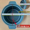 Fantasy large casserole lid electric stew pot soup pot lid colorful ceramic single lid casserole stew pot lid crock pot stone pot light blue outer diameter 20cm
