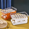 Raft core refrigerator egg storage artifact double-layer box rolling egg placement anti-fall preservation kitchen egg tray organization white 1 piece