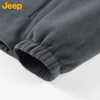 JEEP double-sided new polar fleece jacket for men and women in autumn and winter windproof and warm stand-up collar plus velvet loose fleece jacket