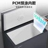 Xingx (XINGX) ultra-low temperature commercial freezer - 40-70 degrees horizontal freezer single temperature full freezer household large capacity refrigerator cryogenic quick freeze all copper tube high-end cryogenic 245L color crystal glass panel -40 cryogenic quick freezing