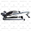 Hydraulic rowing machine, indoor sports equipment, home fitness equipment, small household rowing machine, wind resistance rowing machine, 6-parallel bar hydraulic rowing machine, rear leg tube heightening