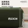Internet celebrity lazy sofa tatami single and double kennel sofa living room can lie down and sleep on folding sofa bed double bed dark green corduroy + removable and washable -180x130cm