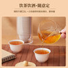 JCZS German brand disposable rice husk kung fu tea cup small tea tasting disposable cup thickened rice fragrant cup outdoor tea set rice husk tea cup six pack (288 pieces) + small deer cup holder 60ml