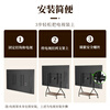 Shufus movable TV stand floor-standing vertical wheeled TV art cart 55 65 75 85 100 Xiaomi Skyworth Hisense TCL display universal TV stand suitable for 75-120 inches black