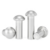 Jinggong m2-m6 304 stainless steel semi-round head solid rivet round head rivet knock stainless steel rivet GB867 6x10 10 pieces