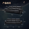 LAZBOYLAZBOY Star Walk full leather 0 wall-mounted electric functional sofa black 2.91m counter same style 7 days