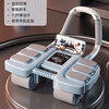 Intelligent abdominal wheel, automatic rebound, four-wheel home slimming belly roll, abdominal muscle training tool, sports fitness equipment, blue smart APP, interconnected timing and counting, six-elbow support