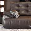 Fanzu 2025 new Lawrence Yunduo leather sofa, large and small, straight-row first-layer cowhide light luxury living room sofa