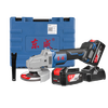ZNMW03-100E Brushless rechargeable angle grinder lithium battery grinder multi-function cutting machine household hand grinder 20V 24 electric hammer + 03100 angle grinder + luxury accessories
