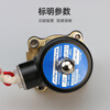 Wawaston solenoid valve copper electric water valve oil valve air valve water inlet valve normally closed switch valve 6 points AC220V 2W-200-20 copper