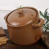 Shi Jin Pingding casserole pregnant women Pingding unglazed clay pot old-fashioned soup open fire high temperature resistant stew pot ceramic casserole stone pot unglazed health pot 3.2L