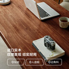 Lin's home all solid wood desk walnut color living room large long desk student study table computer table AS2V