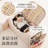 Lohas travel cosmetic bag, portable large-capacity toiletry and skin care product storage bag, high-end travel and business trip bag for high-looking ladies