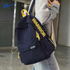 Pull back schoolbags, junior high school boys' high-looking backpacks, high school college students' backpacks, large-capacity campus trendy travel bags for women