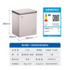 Haier air-cooled frost-free freezer household commercial freezer full freezer fresh-keeping refrigerator single temperature zone single door first-level energy efficiency power-saving quick-freezing horizontal freezer deep-cooling small refrigerator 132L pink holds 185 pounds of meat air-cooled frost-free