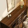 Yusenyi Imitation Wood Grain Sideboard Mat Mahogany Grain TV Counter Top Protection Mat Waterproof PVC Table Mat Entry Shoes Palace Rosewood 40CMx220CM (Smooth Corners Care for Skin)