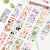 Deyin stickers, children's handbook stickers, decorative small patterns, girls' primary school students' gifts, cartoon stickers, cute stickers, handbook materials, 14 sheets 9355