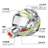 Xinghuaan anti-virus and anti-smoke mask adult silicone luminous fire protection national standard 3C escape mask filter self-rescue respirator