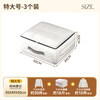Baicaoyuan Quilt Storage Bag Large Capacity Special Storage Bag for Seasonal Clothes and Quilt Covers Waterproof and Moisture-proof Extra Large 3 Pack
