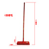 Household floor brush hard-bristled wooden stick brush floor powder room tile cement floor cleaning brush long-handled moss brush No. 2 wooden handle floor brush