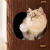 Xiaoye's seven-day cat nest, play and sleep, one-piece cat climbing frame, cat house, tree hole, cat nest, four-season universal felt, three-layer cat scratching board, cat villa