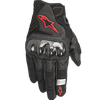 Alpinestars A-star motorcycle gloves spring, autumn and summer mesh breathable motorcycle riding gloves SMX-1 V2 black and red fluorescent color (Asian version) L