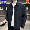 ROMON jacket men's work jacket men's spring 2025 new spring and autumn men's casual lapel top khaki 2301R cotton style XL