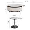 KUKA Modern Simple Crystal Diamond Microcrystal Corner Table 2025 New Living Room Side Table Sofa Side Table DS7233TB