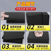 Widened glue-free eva foam board, thickened 60-degree foam sheet rubber pad, wear-resistant, moisture-proof, thermal insulation cotton, black foam board material, car box foot pad, black glue-free - 1m wide X 1m long 40mm thick