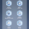 Midea colorful crystal glass panel freezer for home and business use ultra-low temperature minus 40 degrees instant freezing freezer refrigeration and freezing level one energy efficiency energy saving electronic temperature control -40 instant freezing colored crystal glass door panel 203L