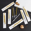 Pupan Pencil Candle Birthday Candle Single Cake Decoration Long Rod Golden Silver Gilded Candle Baking Decoration Baking Rainbow Birthday Candle 10 Pieces