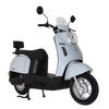 Luyuan Electric Motorcycle M7 Super Long Range Powerful Scooter National Good Car Continued 74km-60V20AH-5 lead-acid batteries-1000W Yunying Gray