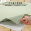 Curtain insulation mat PVC dining table mat coffee table TV cabinet desktop protection mat waterproof and oil-proof no-wash anti-scalding tablecloth mat quiet gray 80*150cm