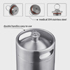 2L3.6L4L5L10L304 stainless steel beer barrel, white wine barrel, home brewed beer second batch wine barrel, 1 pressure relief cover