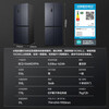 Rongsheng 516 liter dual purifier dual system cross-fold four-door refrigerator household first-class energy efficiency air-cooled frost-free BCD-516WD1FPA gray national subsidy 20% (grey) new product 516+IDP negative ion sterilization, detoxification and odor + dual system