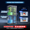 Rongsheng refrigerator 507 liters IDP2.0 dual system dual cycle refrigerator cross door four-door ultra-thin zero embedded refrigerator first-class energy efficiency active sterilization air-cooled frost-free dual system + embedded BCD-507E50CZLAD