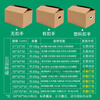 Bun Peng large carton extra large extra hard moving carton thickened household wholesale packaging express logistics packaging storage and organization 5 pieces - plastic buckle five layers extra hard 50*40*40 small items moving