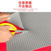 Anti-slip floor mat outdoor commercial PVC thickened beef tendon rubber mat outside the door anti-fouling carpet insulating rubber floor glue gray gold stripe tear-resistant 1.3 meters width length 2 meters price