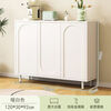 He Jiagong sideboard wall-mounted integrated storage cabinet living room water cabinet dining table bucket cabinet storage home kitchen cabinet milk white 60X40X92cm