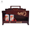 RRLFCS Moutai step by step gift box solid wood wine box display rack liquor gift box portable five blessings seven-bottle wine box five bottles