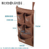 Hotel room rag hanging bag work cart bag cleaning cart linen cart tool distinction towel storage classification five colors strap type vertical row 5 pockets